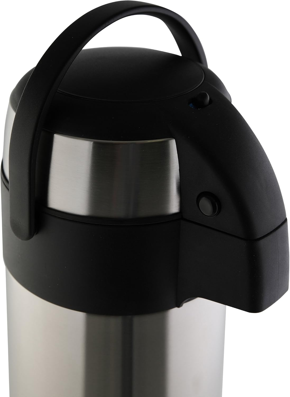 Axentia Airpot in Silver, Stainless Steel Pump Jug, Volume: Approx. 5 Litres, 19 X 19 X 45 Cm image number 2