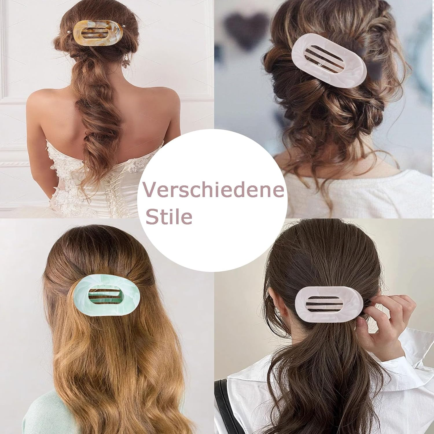 Pack of 6 Duck Beak Hair Clips, Women'S Flat Hair Clip, Versatile Hair Clips for Women and Girls, Ideal for Everyday Life, Sports, Travel and Special Occasions, for All Hair Types