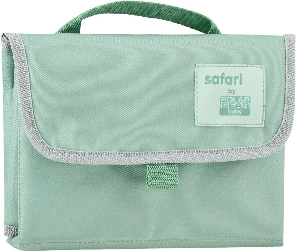 Polar Gear Baby Changing Mat &ndash; Wipe-Clean Changing Mat for Newborns &ndash; Travel Changing Mat with Pocket &ndash; Padded, Foldable Changing Matt Baby &ndash; Safari - Artic Animals image number 3