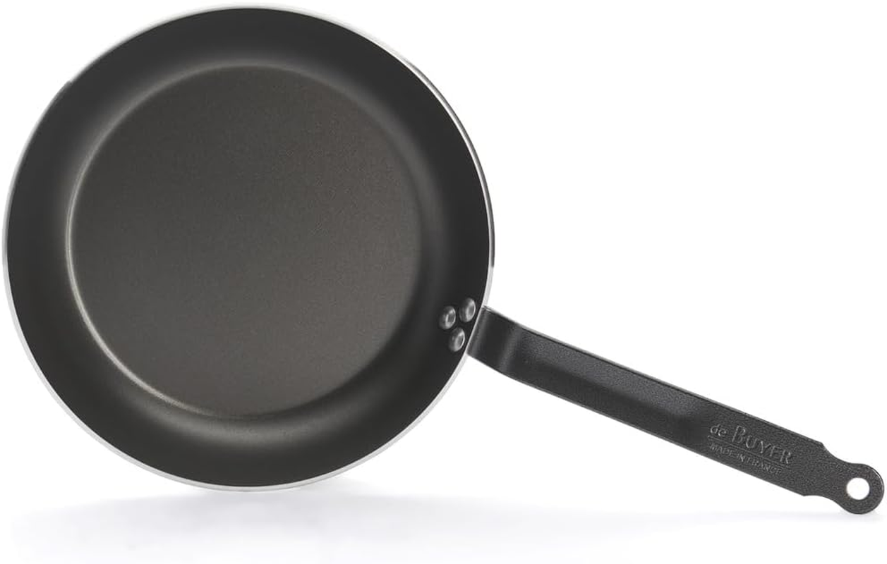 De Buyer 'Lyonnaise' Skillet Non-Stick round Chocolate Diam&egrave;tre 28
