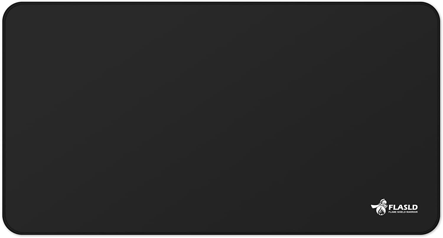 FLASLD Fire Resistant Rugs for Fireplace, Grill and Stove, 24 X 42 Inches under the Grill Protective Deck and Patio Mat, Easy to Clean and Reusable Fire Pit Mat, Khaki