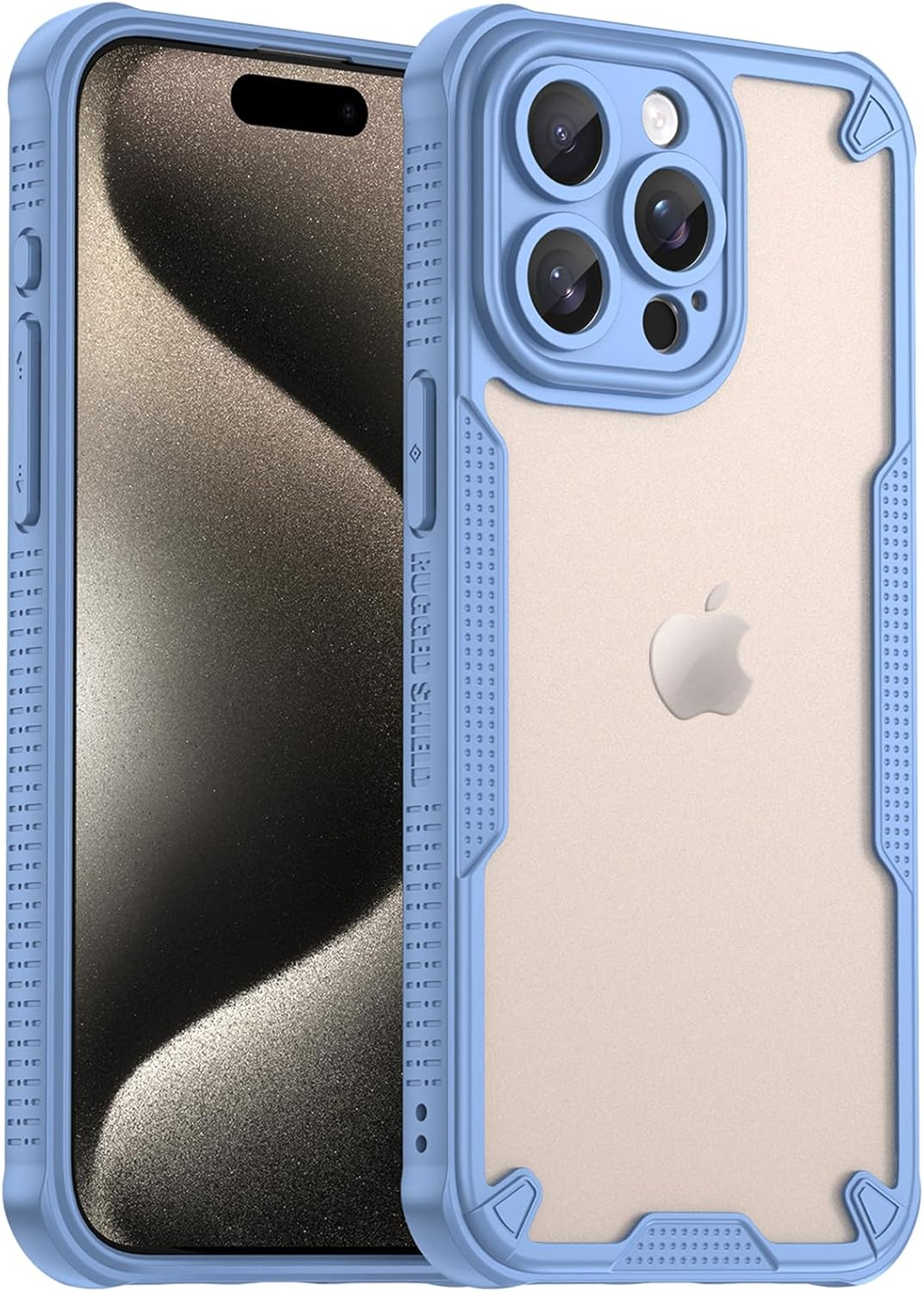 RUNGOS for Iphone Xs Max Case Translucent Matte [Remarkable Mil-Grade Shockproof] [Slim Fit, Anti-Slip Side] [Wireless Charging] 10Ft Drop Tested Bumper Cover for Iphone Xs Max Phone Case 2018