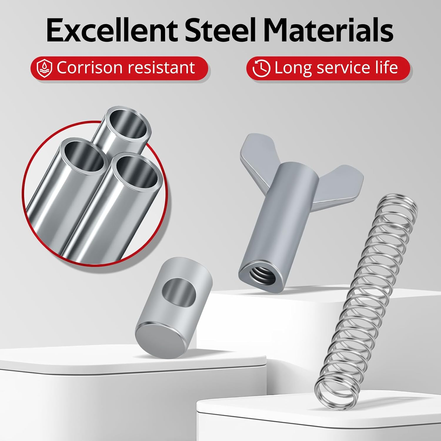 Rear Brake Adjuster Hardware Kit Adjusting Nut for Honda Fourtrax 300 Rancher 350 400 420 Foreman 400 500 520 Recon 250 TRX250EX TRX250X TRX200 TRX90 TRX70 ATC250 ATC200 ATC125 image number 3