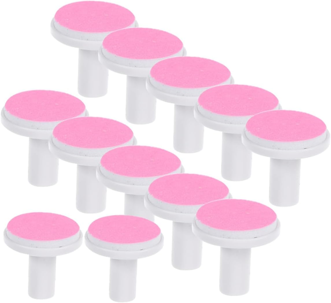 HEALEEP 12Pcs Electric Nail Grinder Adults Nail Buffer Replacement Pads Grinding Heads for Manicure Polish Discs Pads