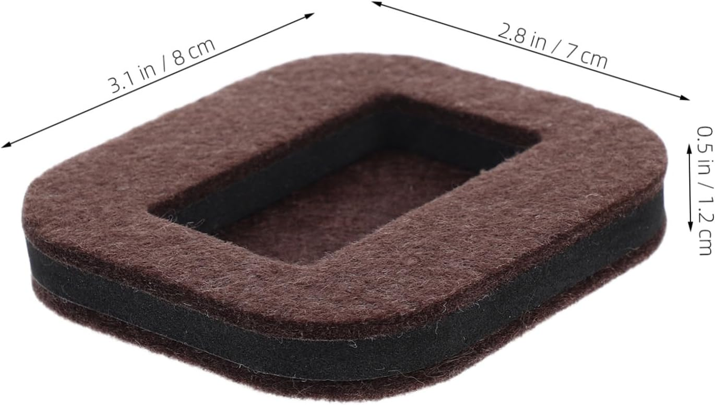 5Pcs Felt Furniture Pads for Chair Wheels Slip Caster Cups for Wood Tile Carpet Noise Scratch Prevention Easy Installation Multi Surface Protection image number 3