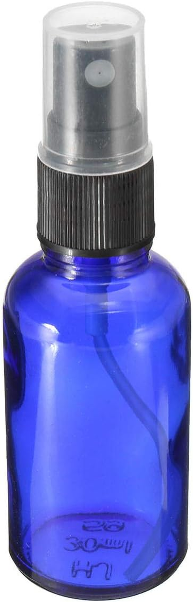 30Ml Blue Glass Spray Bottles with Black Fine Mist Sprayer Empty Essential Oils Perfume Atomizer Refillable Cosmetic Container, image number 1