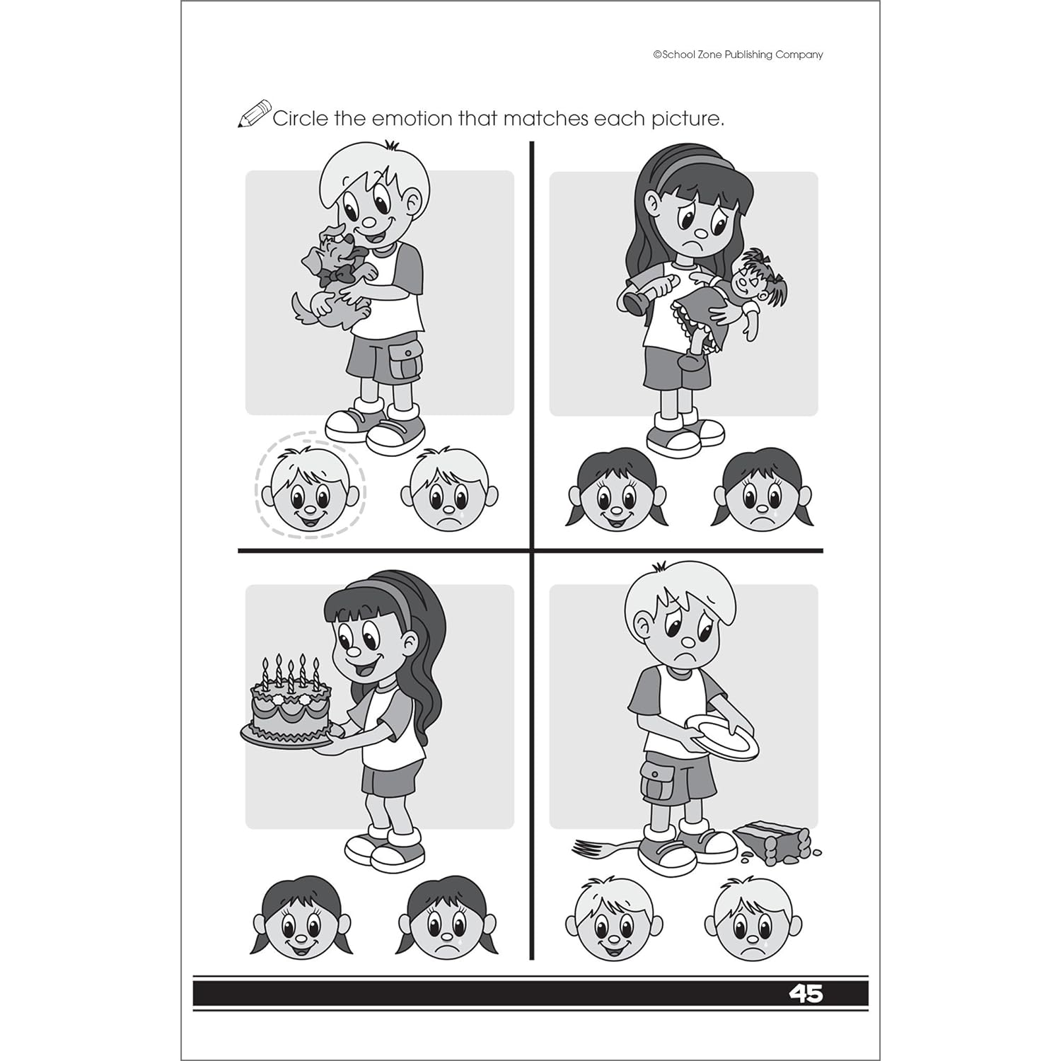 School Zone - Get Ready for Preschool Workbook - Ages 3 to 6, Letters, Numbers, Colors, Counting, Rhyming, Patterns, Matching, and More (School Zone Little Get Ready!&trade; Book Series) image number 4
