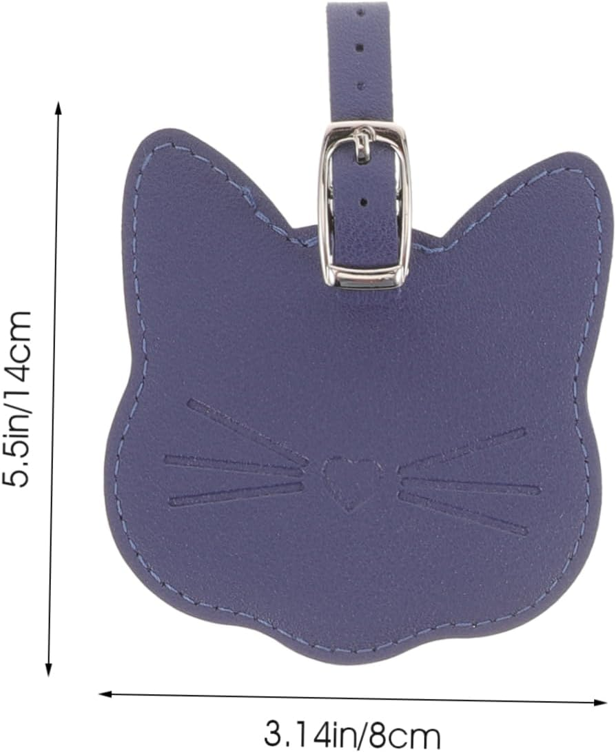 OATIPHO 9Pcs Leather Luggage Tags for Suitcases Hanging Travel Tags Pu Leather Material for Travel Supplies and Carryon Luggage image number 5