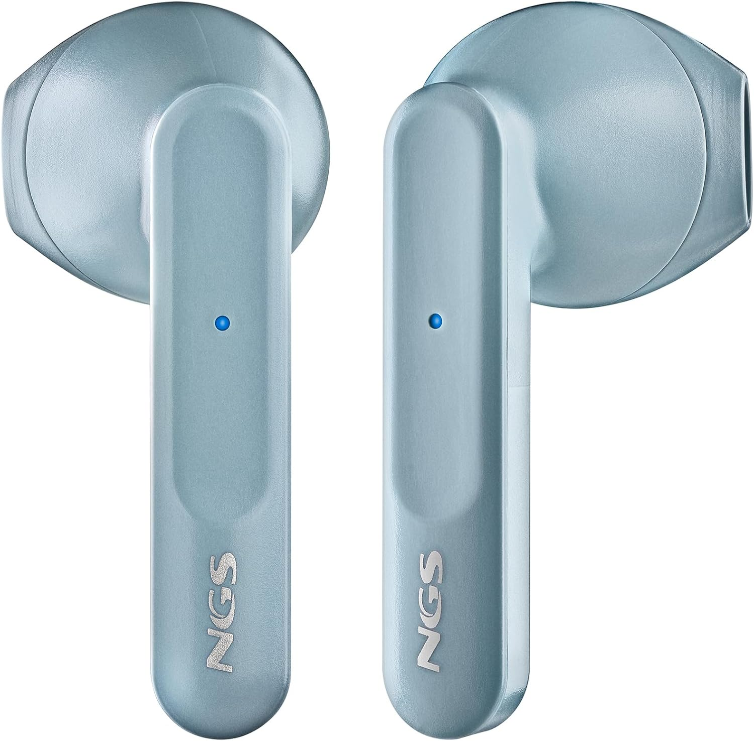 NGS ARTICA Move Rain Wireless Headset, Compatible with Bluetooth 5.3 Technology and TWS. 28-Hour Battery, Touch Control, ENC Technology, Blue image number 1