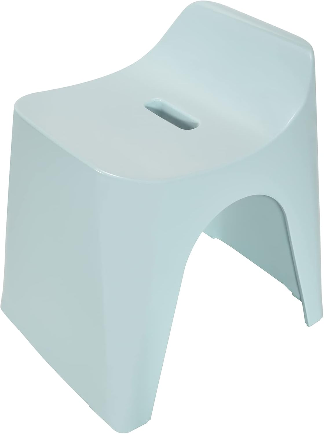 Shinkatec HU-GB Bath Chair, Hubus, Bath Stool, H30, Seat Height: 11.8 Inches (30 Cm), Grayish Blue, Made in Japan image number 4