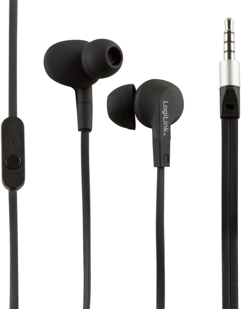 Logilink HS0042 Water Resistant Stereo In-Ear Headset - Black image number 3