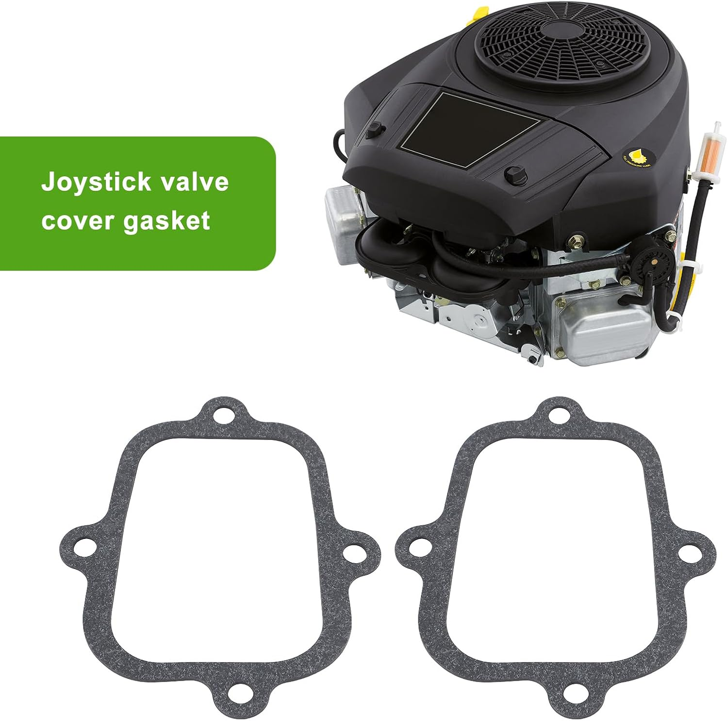 Ecsing 2PCS Rocker Cover Gasket 691890 Compatible with Briggs & Stratton Engine 693790, 694326, 555523 image number 1