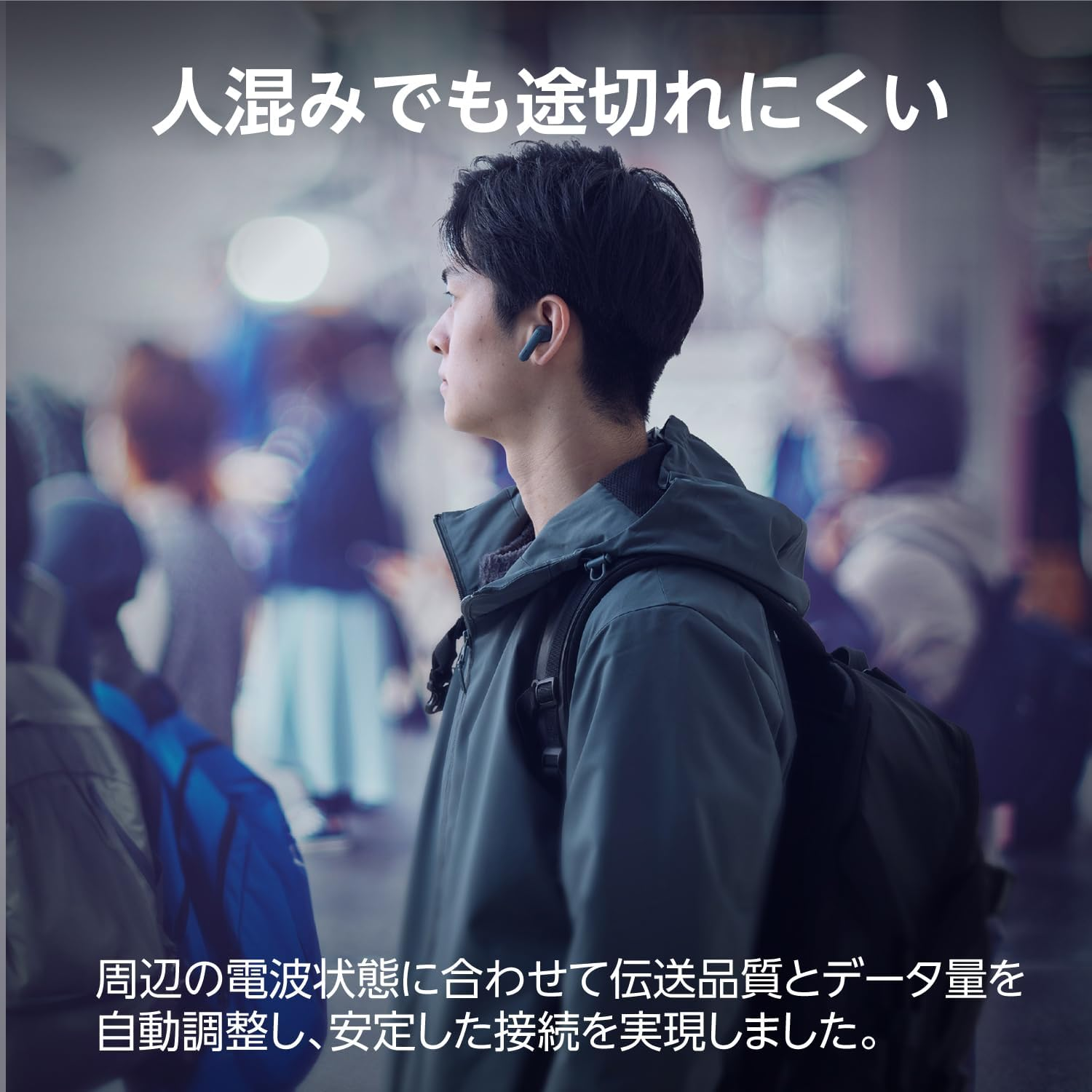 Elecom LBT-TWS18BK Bluetooth Wireless Earphones, Noise Cancelling, High Resolution Compatible, IPX4 Waterproof, Earplugs, Low Latency, External Sound Capture, Touch Operation, Hands-Free Calling, Auto