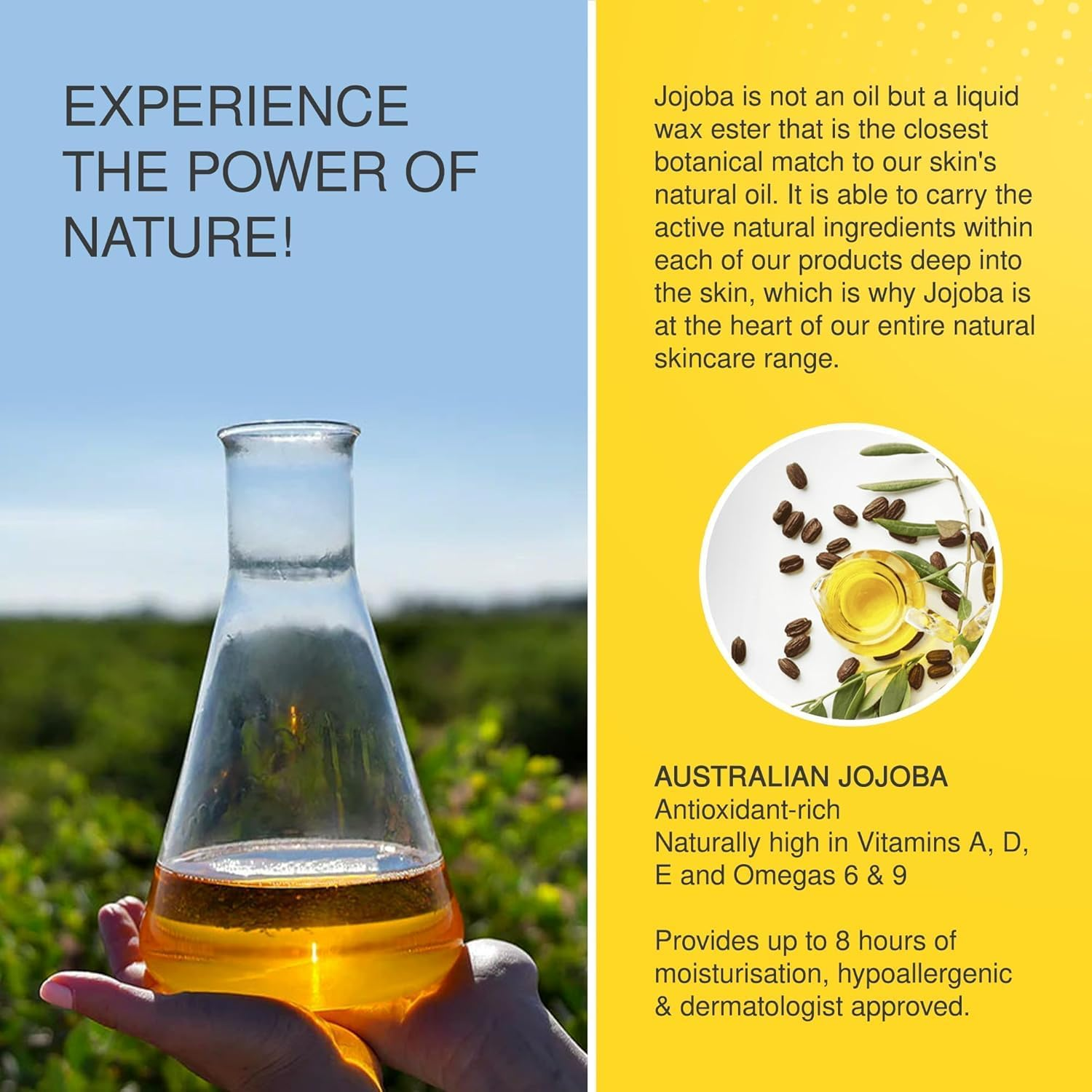 Jojoba Cold Pressed Natural Oil for Face Hair & Body 250Ml image number 4