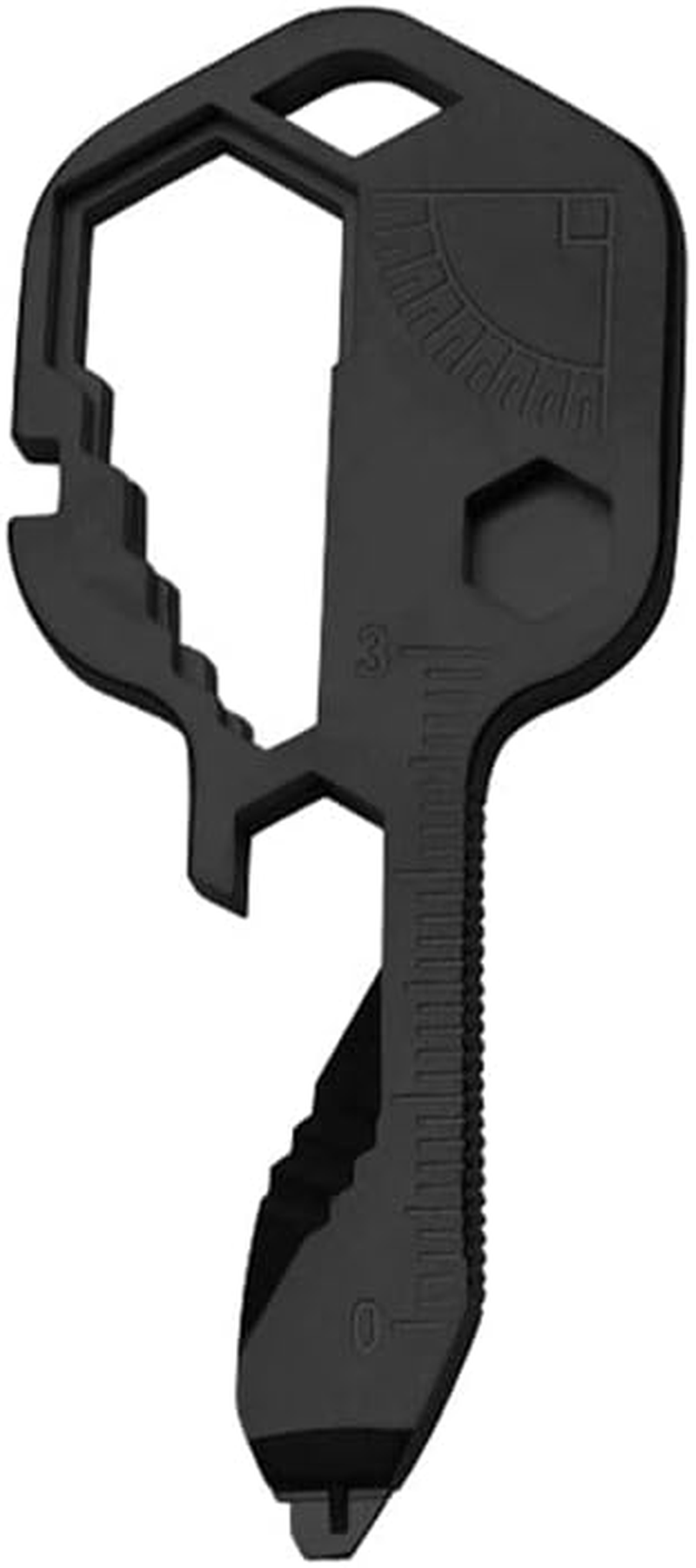 24 in 1 Key Shaped Pocket Tool, Multi-Tool Key Shaped Pocket Keychain Bottle Opener Wrench Ruler Tools for Drill Drive, Screwdriver, File, Bottle Opener, Wrench, Ruler, Wrench, Stripping
