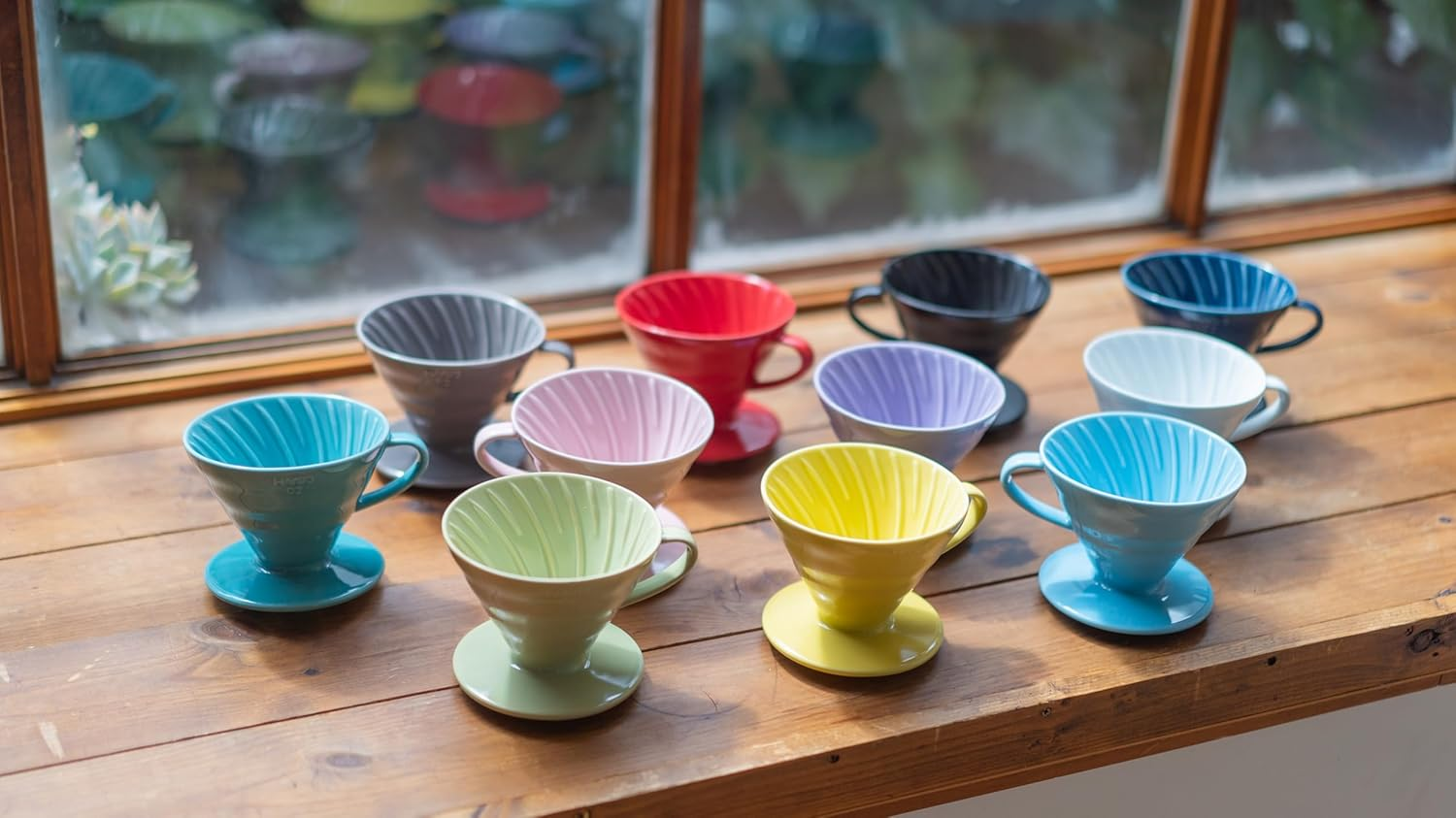 Hario VDC-02R V60 Coffee Dripper, Red image number 5