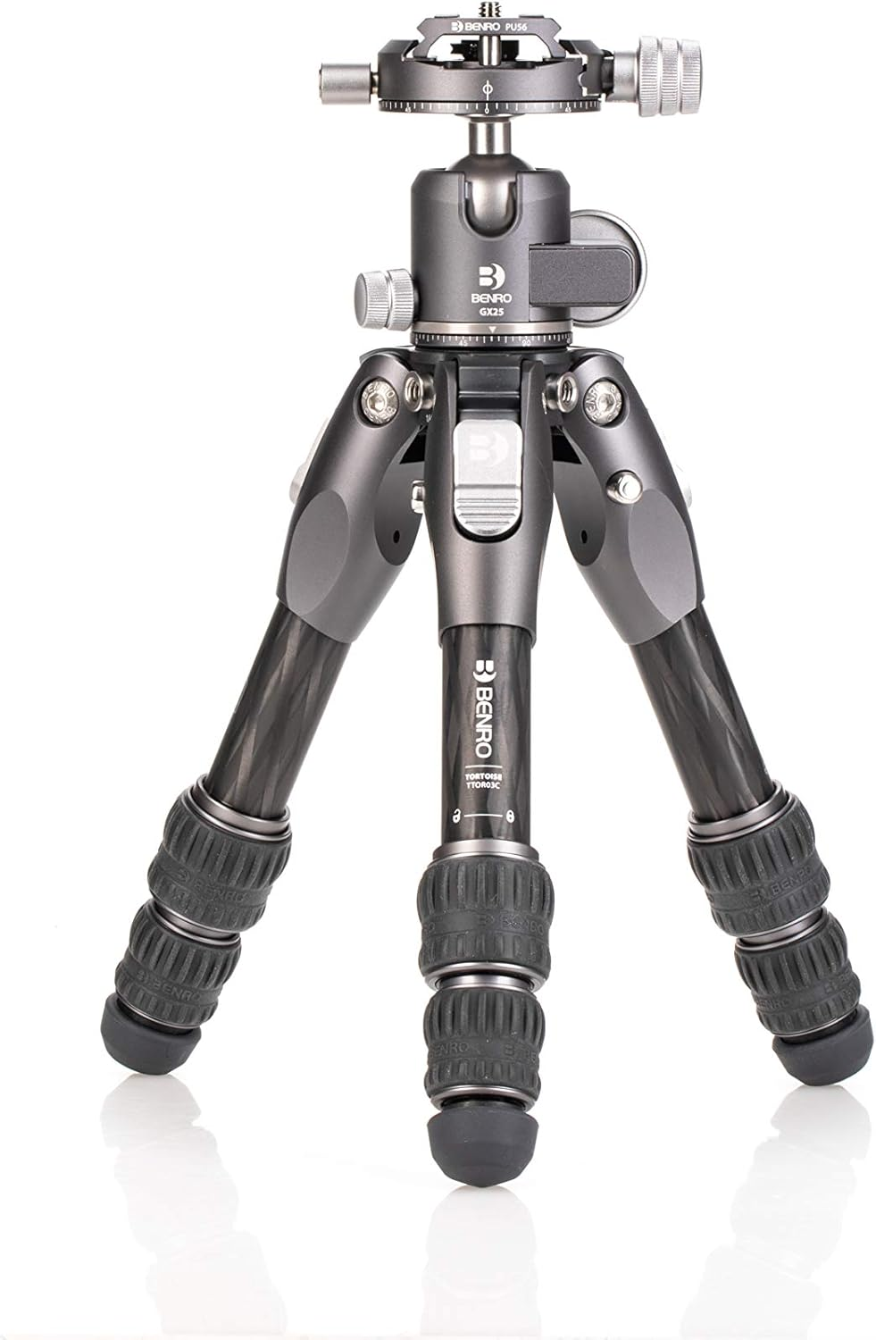 Benro Tortoise Series TTOR03C Columnless Carbon Fibre Tripod and GX25 3 Sections Head image number 2