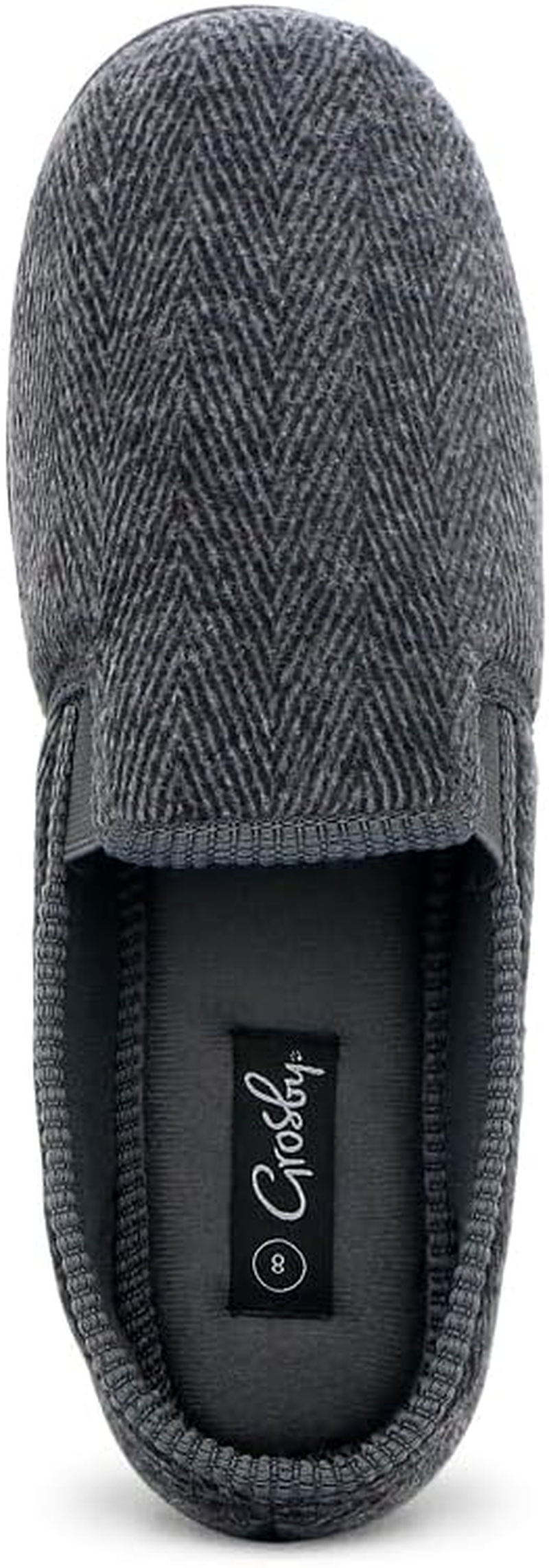 Grosby Men'S Tony Slipper, Charcoal/Black, UK 12/US 13 image number 3