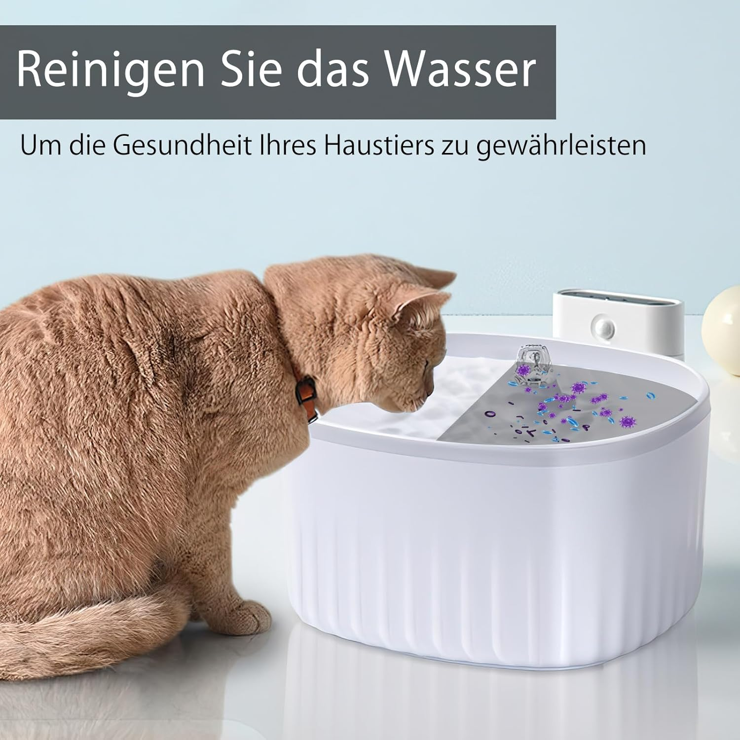 Set of 12 Cat Fountain Filters for 4L Drinking Fountains, 12 Pieces Carbon Filters and Foam Filter, Replacement Filter and Pre-Filtered Sponges, Sponges Replacement Filter for Cats Water Fountain image number 6