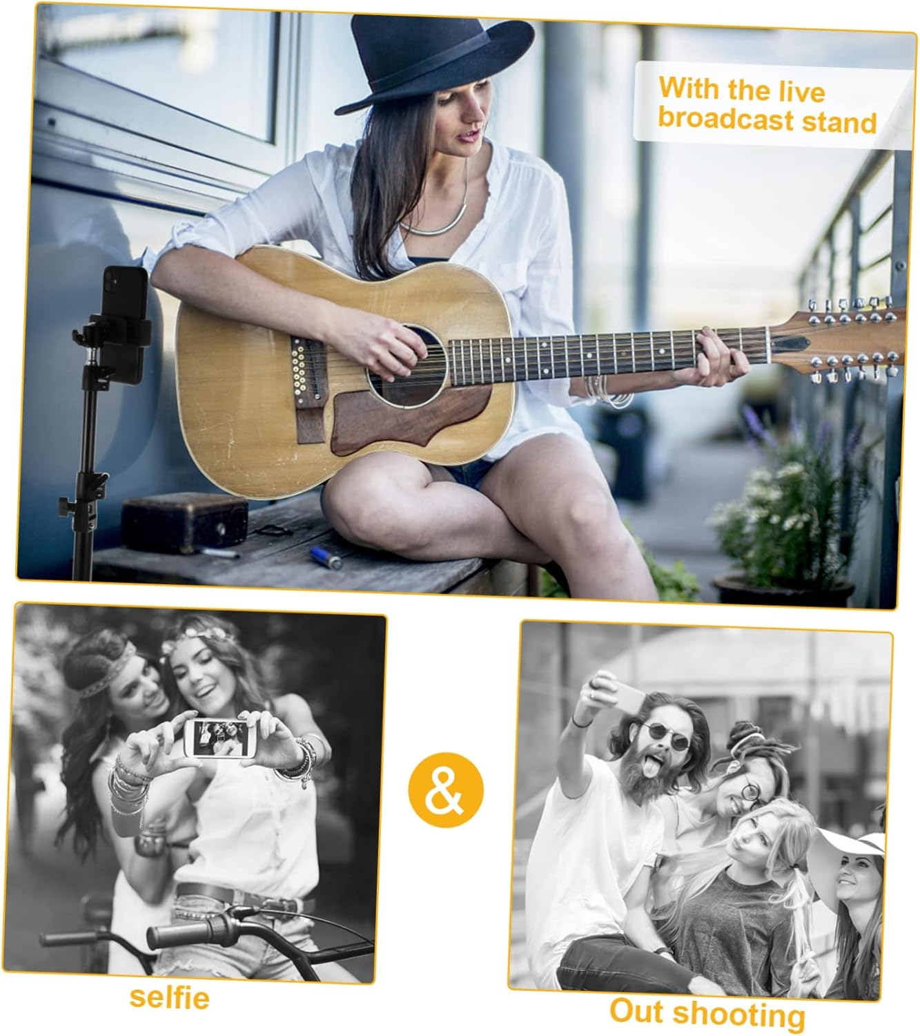 Live Streaming Phone Holder Stand Phone Suction Vacuum Suction Holder for Stand Accessory image number 2