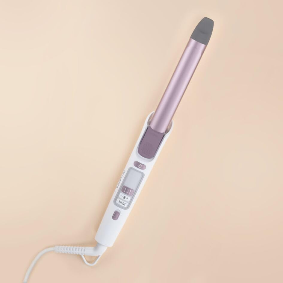 Rowenta CF3460 Premium Care Precious Curls Curling Iron | 3 Care Programmes | Built-In Timer for Safe Curling | Clear LCD Display | 25 Mm Diameter | Automatic Shut-Off image number 3