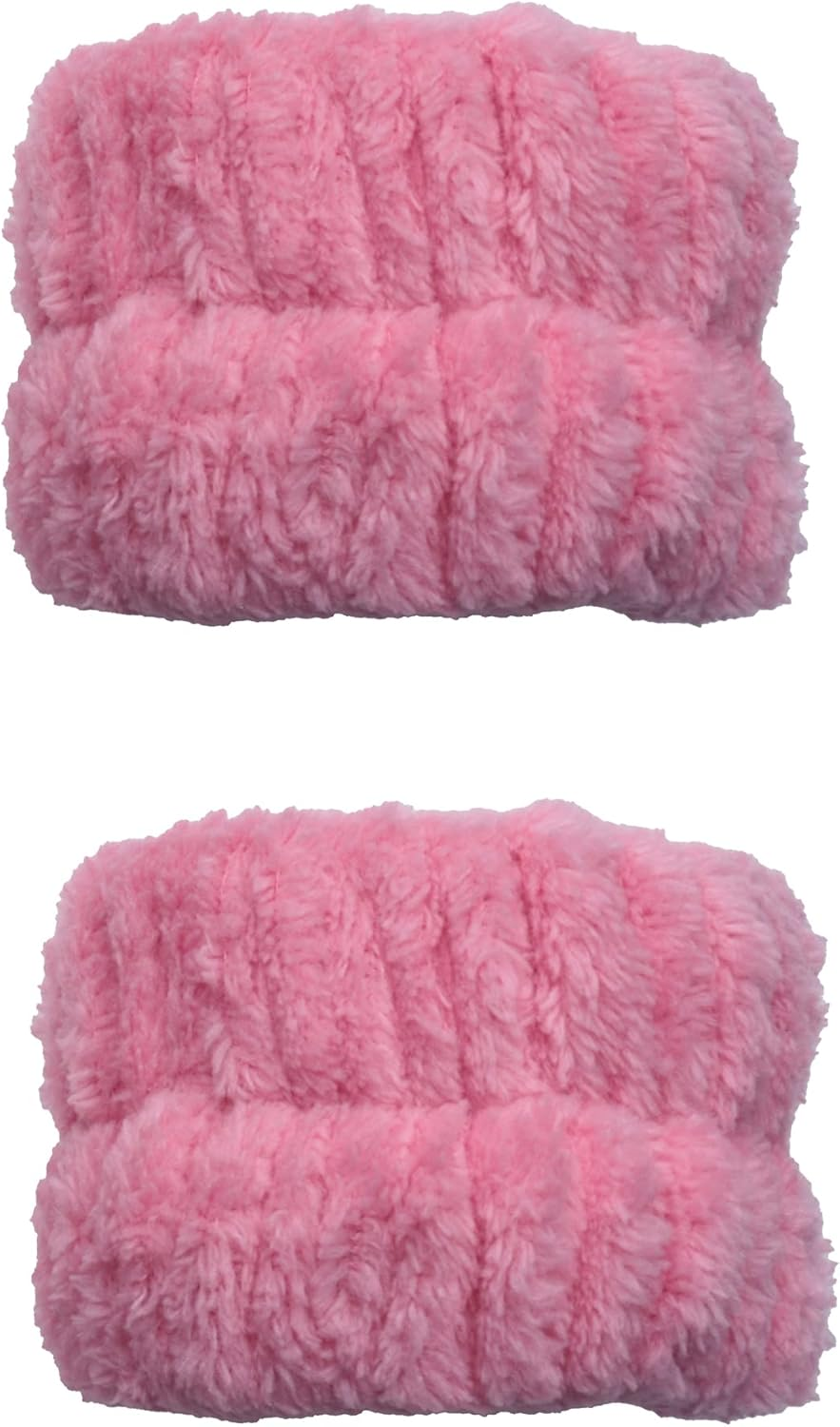 Sowaka 2 Pcs Wrist Spa Washband Microfiber Soft Tower Wrist Scrunchies Sweatbands for Women Girls Washing Face Make up Absorbent Prevent Liquid from Spilling down Your Arms - Black image number 2