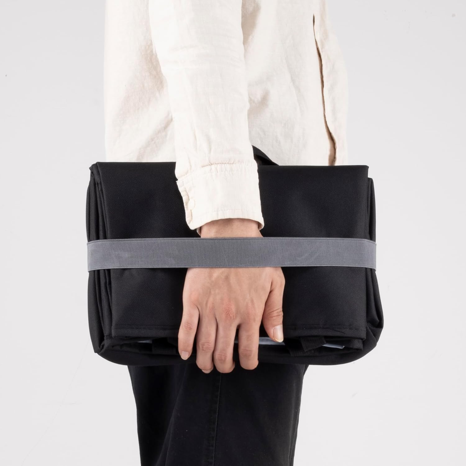 Lep 507834 Cocoro Shopping Cart, Avery Handy Tote Cart, Black, 1.8 Gal (30 L), Includes Luggage Hook, Foldable, Plastic Bottle Storage, Insulated, Thermal Insulation, Eco Bag, Shopping, Stylish, Cute, image number 6