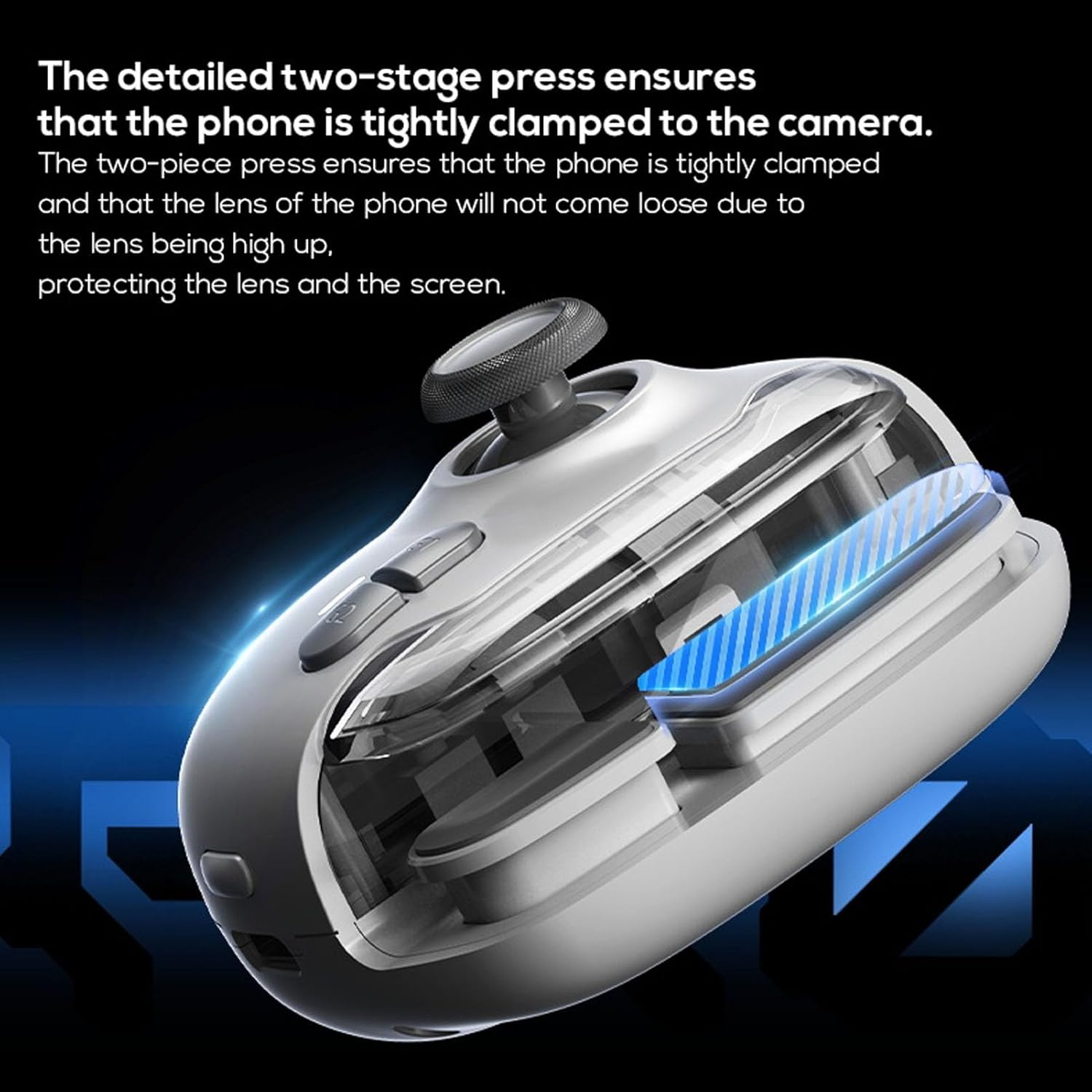 Bluetooth Mobile Game Controller, Wireless Joystick with Macro Recording, Smart Trigger, Long Battery Life, Gaming Gamepad with App Support, Auto Hang Up image number 2