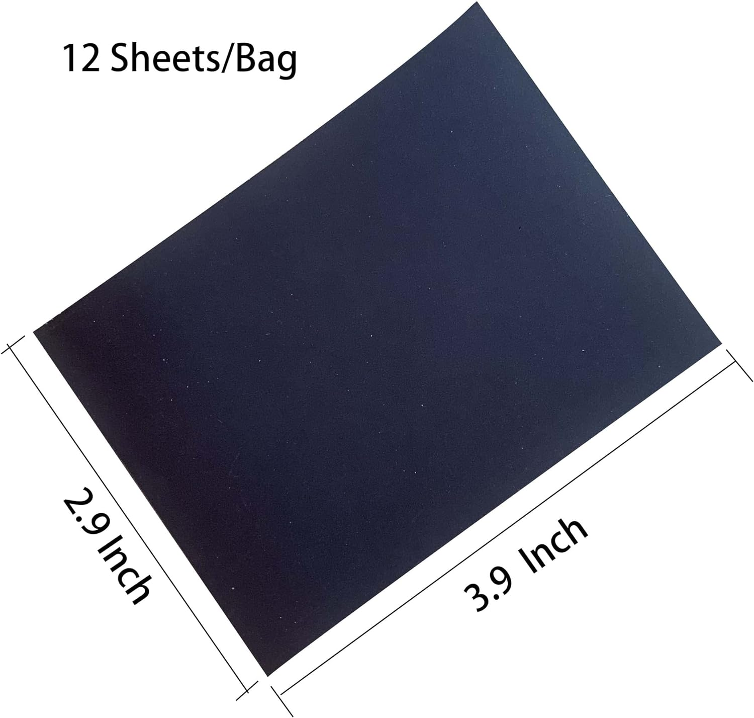 Match Striker Sticker Paper with Adhesive Black for Matchstick Box, 3.9"*2.9", 12PCS image number 2