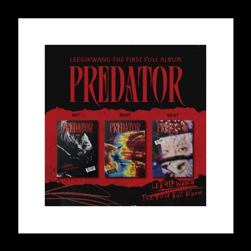 HIGHLIGHT Lee Gikwang PREDATOR 1St Album Hunt Version Cd+1P Folded Poster on Pack+72P Photobook+1Ea Sticker+1P Photo Postcard+1P Film Photocard+1P Photocard+Tracking Sealed