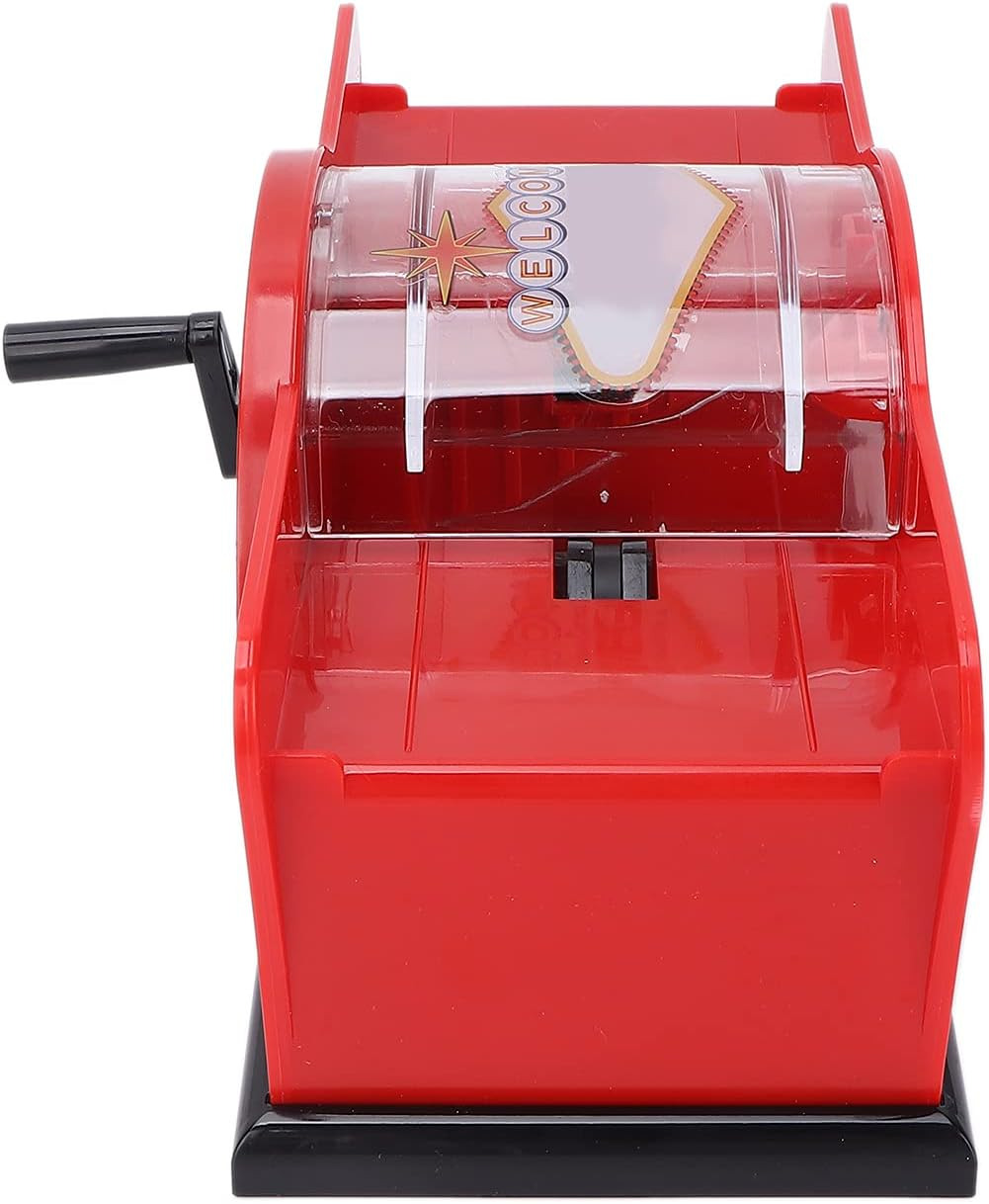 Casino Card Manual Shuffler, Card Shuffler Mute Safe Firm Sturdy Wear Resistant Portable Compact for Men Women for Family Gathering for Home Office