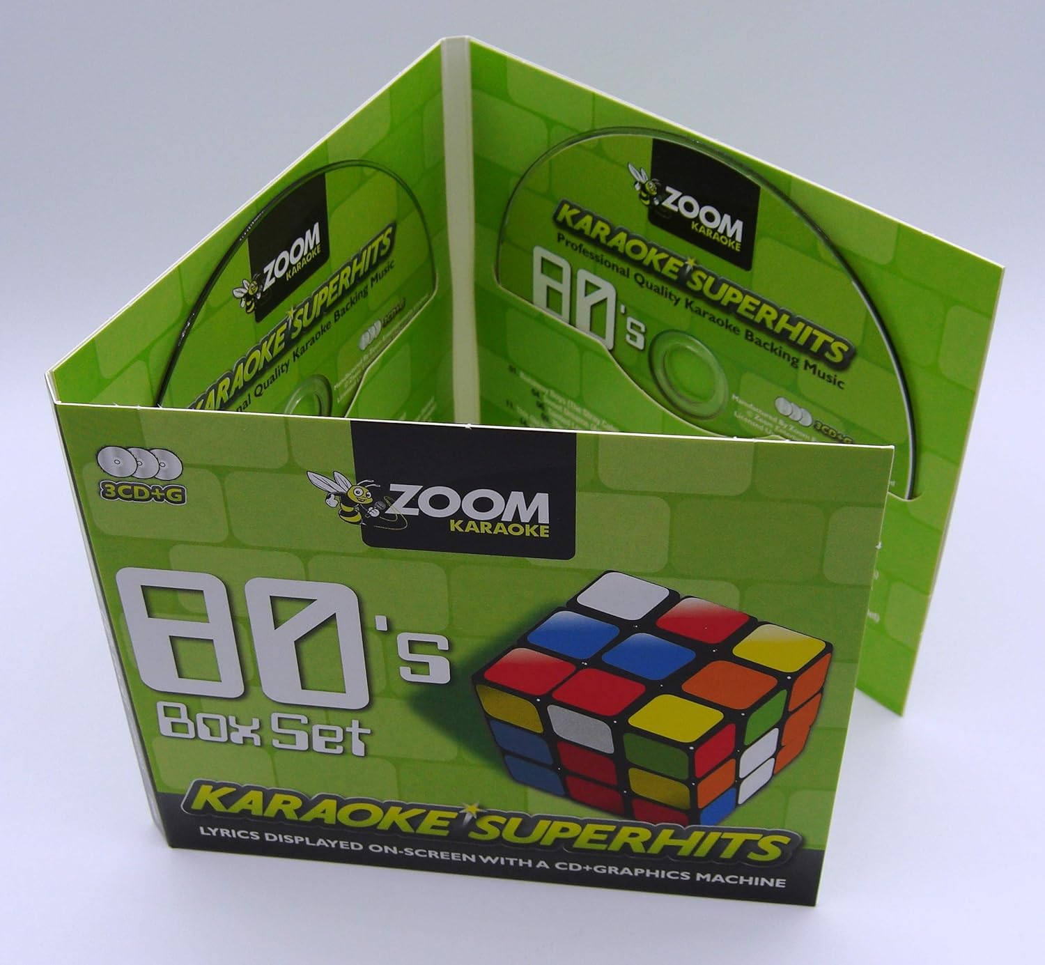 Zoom Karaoke CD+G - 80S Superhits 1 - Triple CD+G Karaoke Pack image number 4