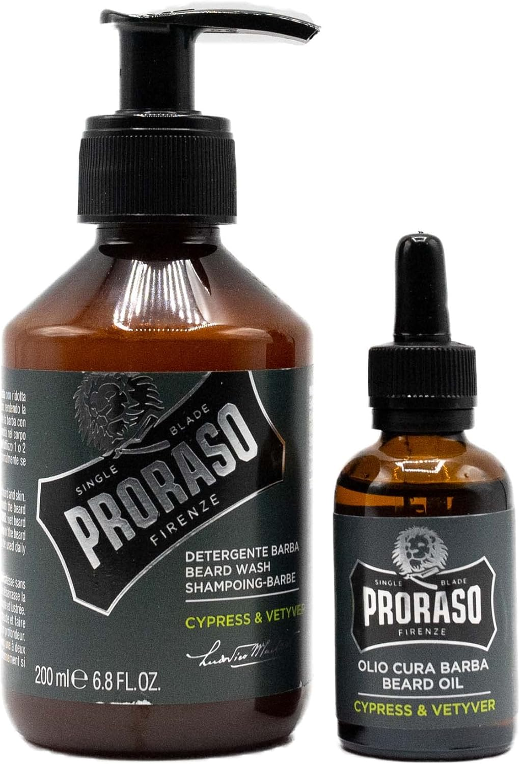 Proraso Proraso Beard Care Duo Kit for New or Short Beards, Cypress and Vetyver, with Beard Balm and Beard Wash, 1 Ct. image number 2