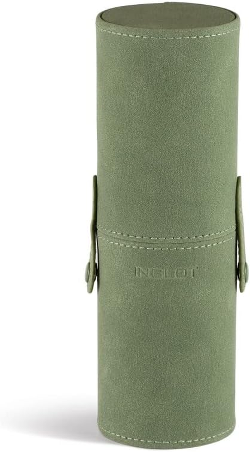 INGLOT Brush Tube Makeup Set - 6 Professional Synthetic Brushes in a Stylish Green Travel Bag | Ideal for Everyday Use and Travel | for Face, Eyes and Eyebrows | image number 6