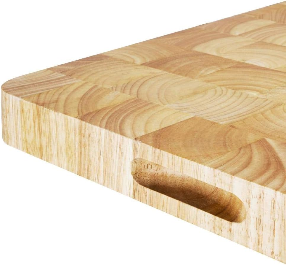 Vogue Wooden Rectangular Chopping Board, Large, 610 X 455 X 45 Mm Size image number 4