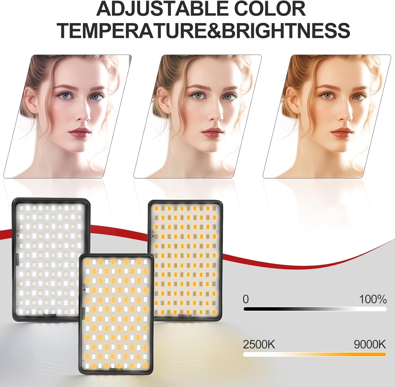 Tattoo Light Kit with 120LED and CPL Filter Polarized Len, Tattoo Equipment & Supplies, Compatible with Iphone, Selfie Light with Phone Clip&Tripod, Tattoo Lighting Lamp Food Photography Remove Glare image number 1