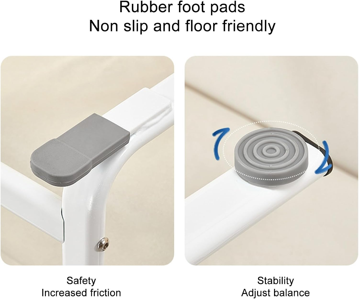 Stand Assist, Couch & Chair Standing Aid for Elderly Seniors, Mobility Standing Aid Rail with 6 Heights Adjustable, TPE Handles, Non Slip Seat Lifter Chair Lift Assist Device - Gray image number 3