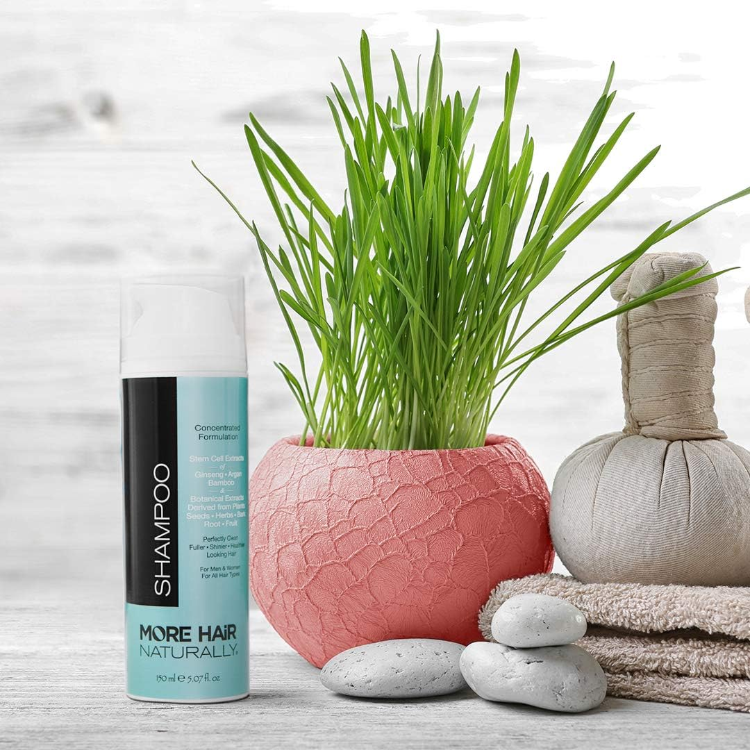 More Hair Naturally TRIPLE STEM CELL SHAMPOO: State of the Art Hair Improvement (Newest Version of Kevis 8 Shampoo)