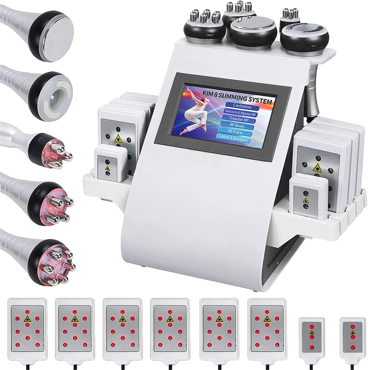 40K Cellulite Removal Machine, 6 in 1 Body Sculpting Machine, Multifunction Skin Care Beauty Machine for Beauty Salon, Spa, Home Use