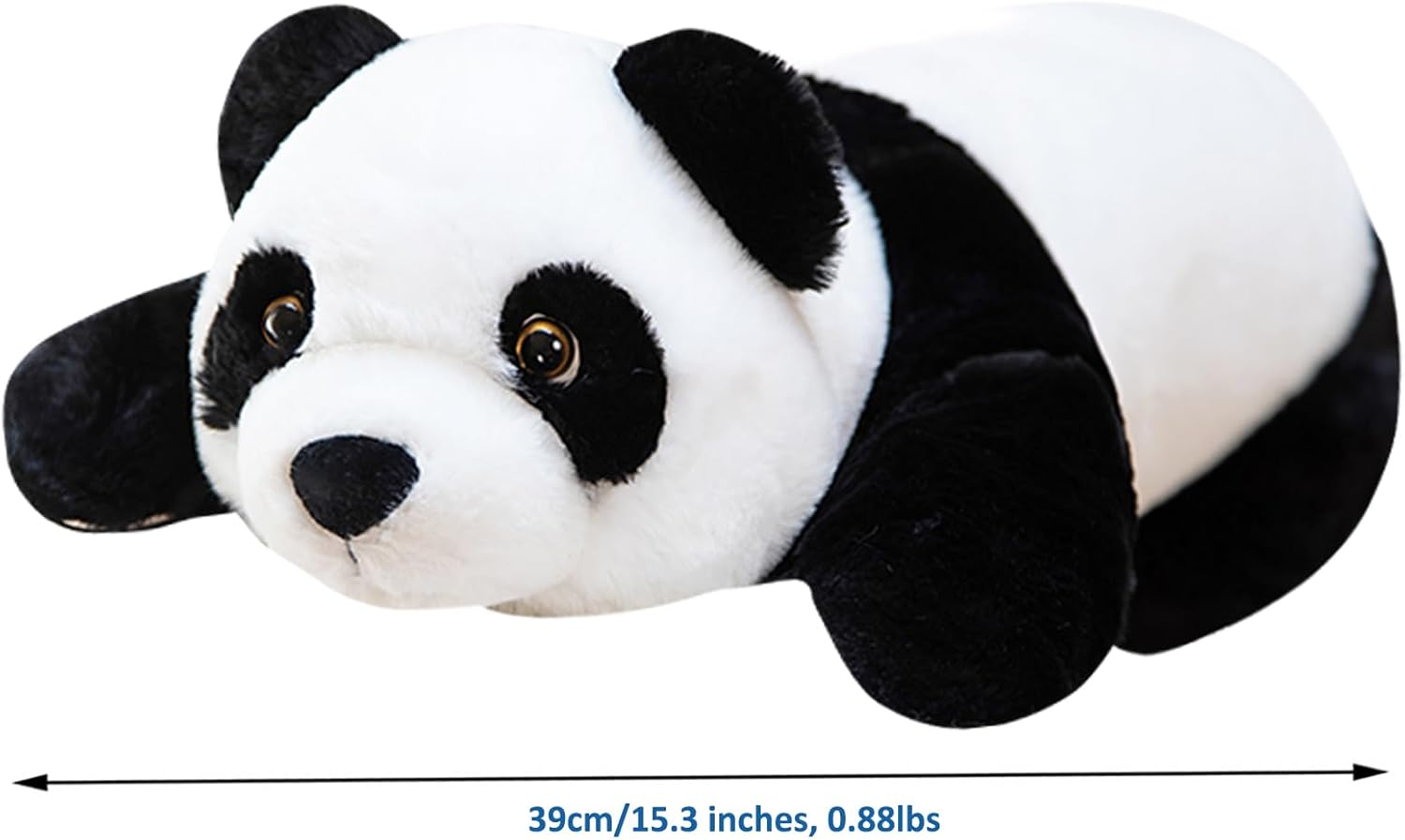 Weighted Stuffed Animals, 15.3" Weighted Panda Plush Toy Cute Panda Weighted Plush Animals Pillow Gifts for Kids Adults Birthday, Valentine'S Day image number 3