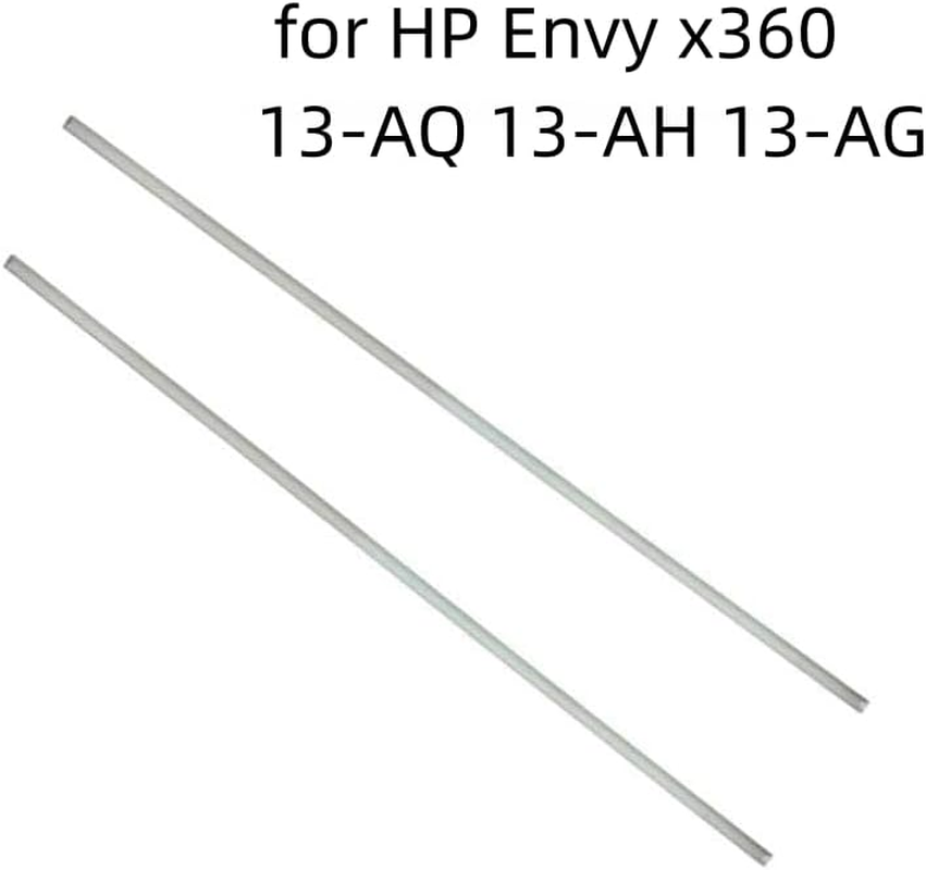 Rubber Feet Strips Replacement for HP Envy X360 13-AQ 13-AH 13-AG for Laptop Bottom Cover Non-Slip Silicone Bumper Rubber Foot Strip Pad Silver image number 3