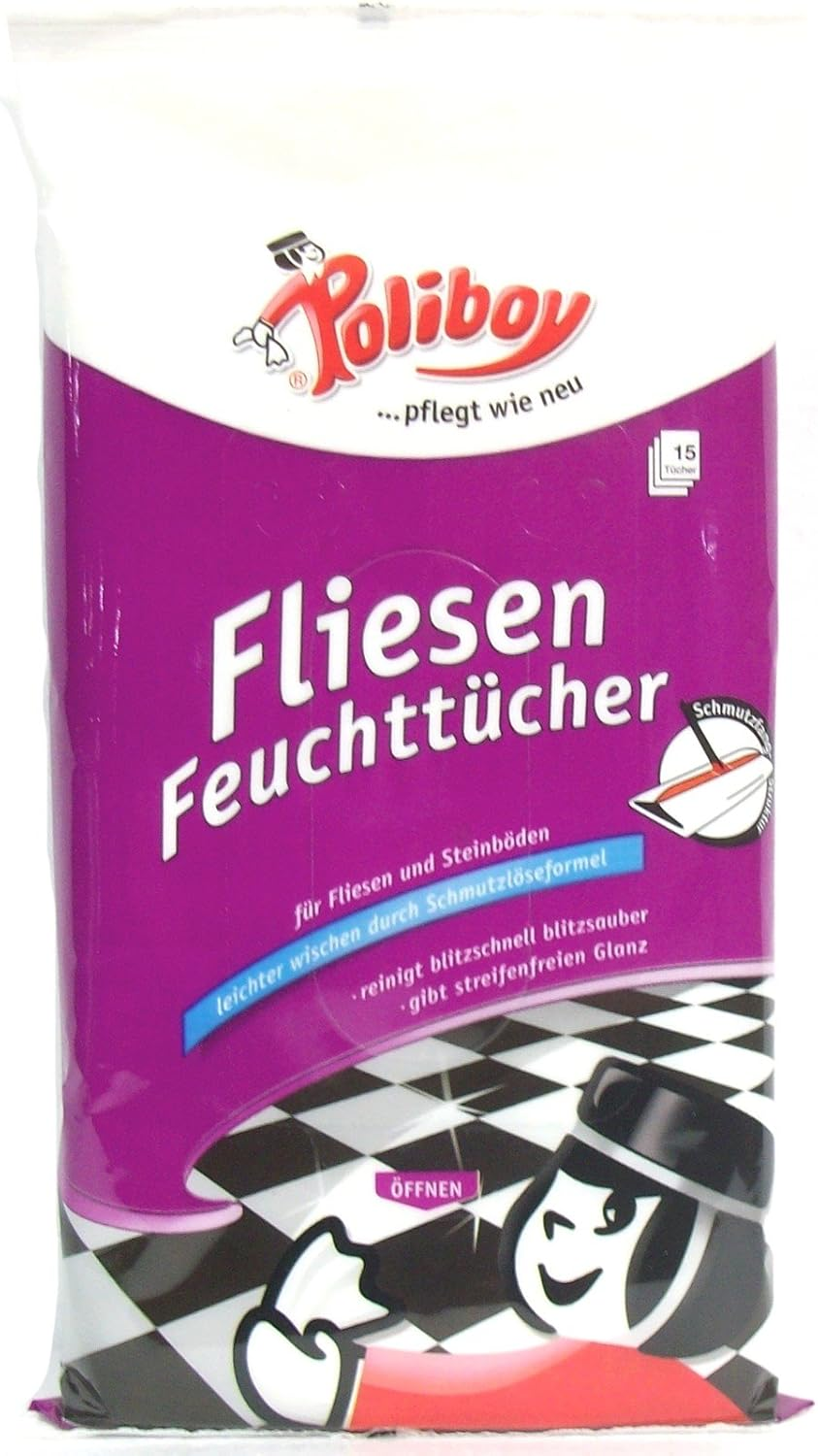 Poliboy Tile Wipes (Pack of 15)