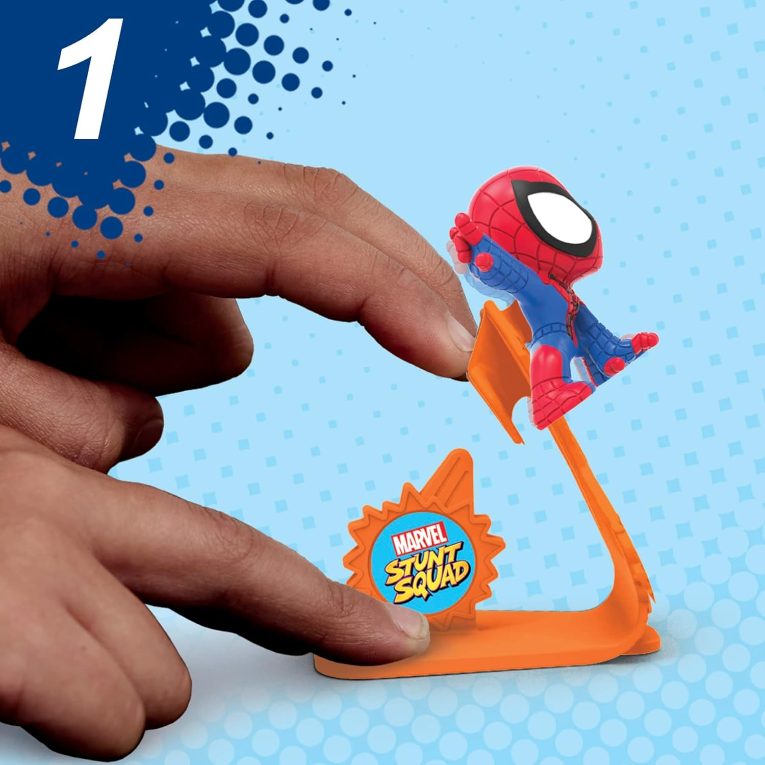 Marvel Hasbro Stunt Squad Figures Playset Mega PK image number 2