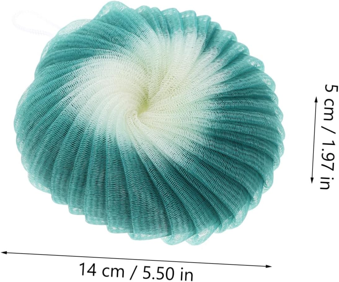 COOLHIYA 3Pcs Soft Exfoliating Bath Gentle Scrubber for Loofah Vibrant and Refreshing Shower image number 2