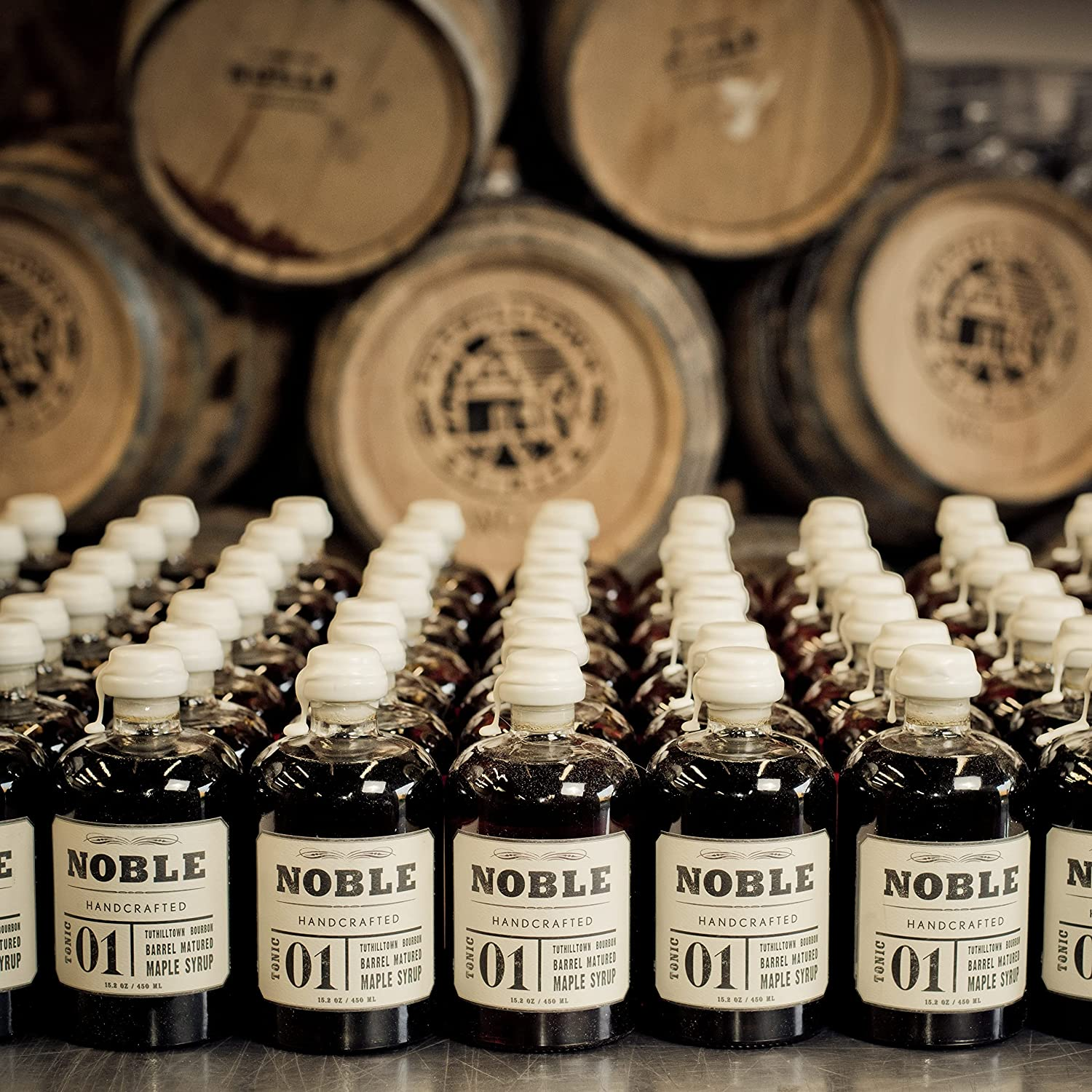 Noble Handcrafted Tonic 01 Tuthilltown Bourbon Barrel Matured Maple Syrup, 450 Ml image number 5