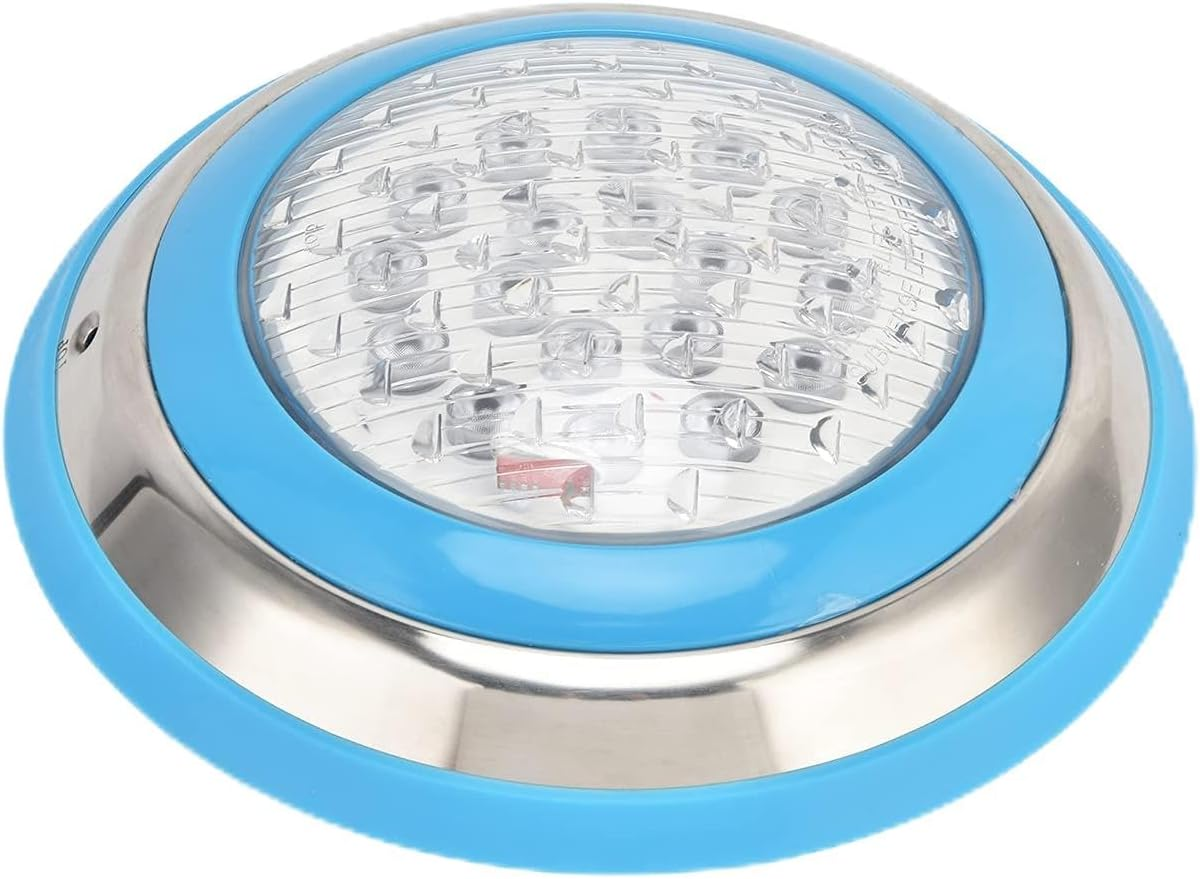 Pool Light Underwater LED Light,Led Swimming Pool Light, Stainless Steel IP68 Waterproof Underwater Wall Lamp for Pool,Swimming Pool Light,Ac12V (54W) image number 6