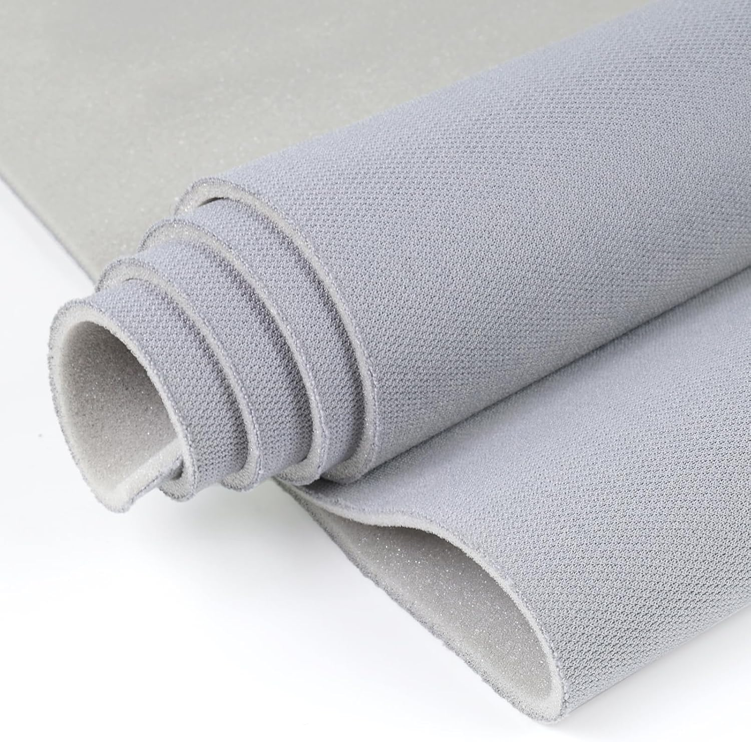 Uexplore-Oz Headliner Fabric - Flat Knit Headliner Roof Lining Mesh Type with 3Mm Foam Backing, Car Interior Replacement Headliner Material for Ute SUV RV Caravan Sedan Hatchback (Black, 1.5M &times; 2.4M)