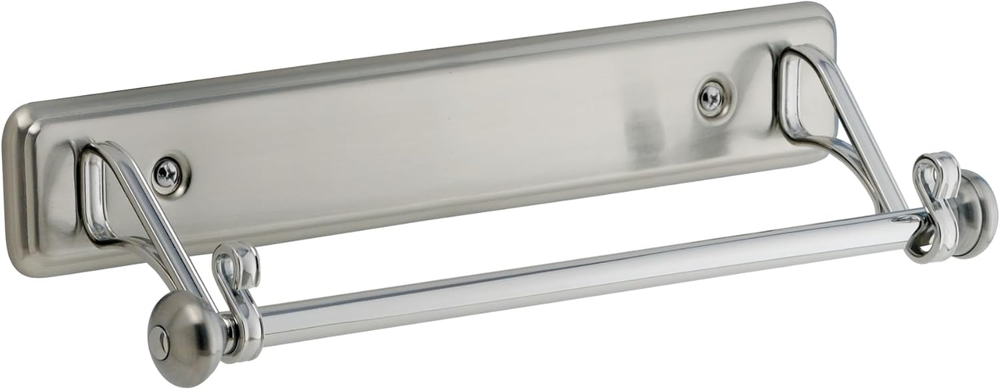 Interdesign York Lyra Paper Towel Holder for Kitchen - Wall Mount, Split Finish image number 3