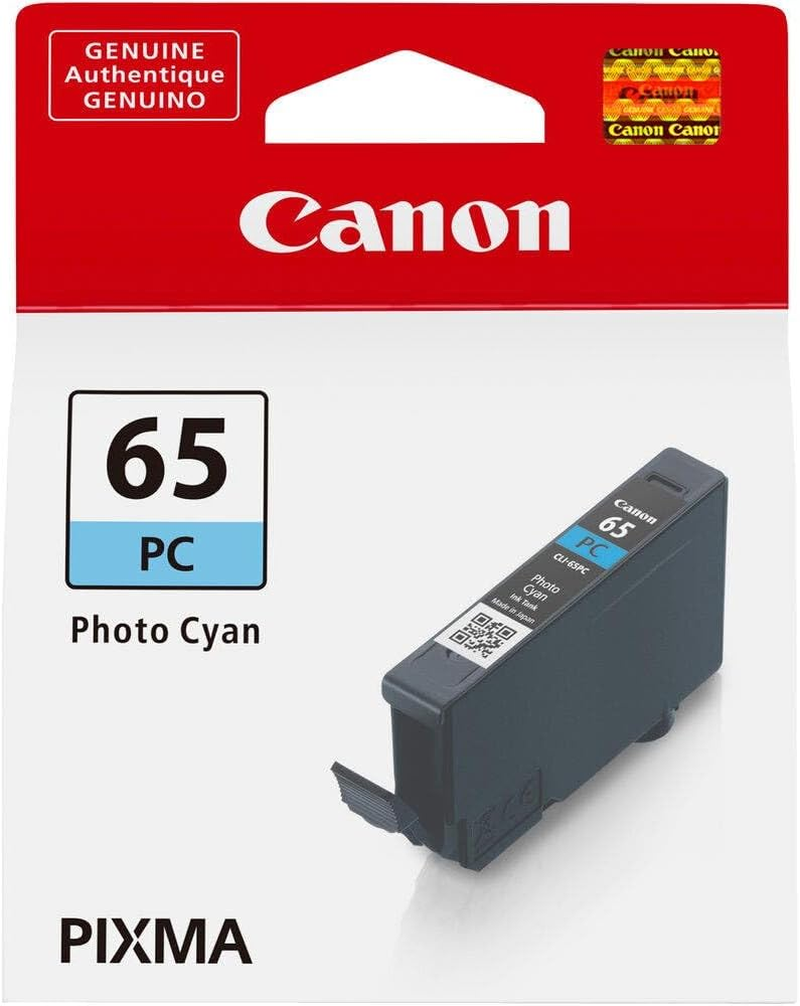 Canon CLI65LGY Ink Tank, Light Grey - for Canon Pixma PRO-200 - Cyan image number 5