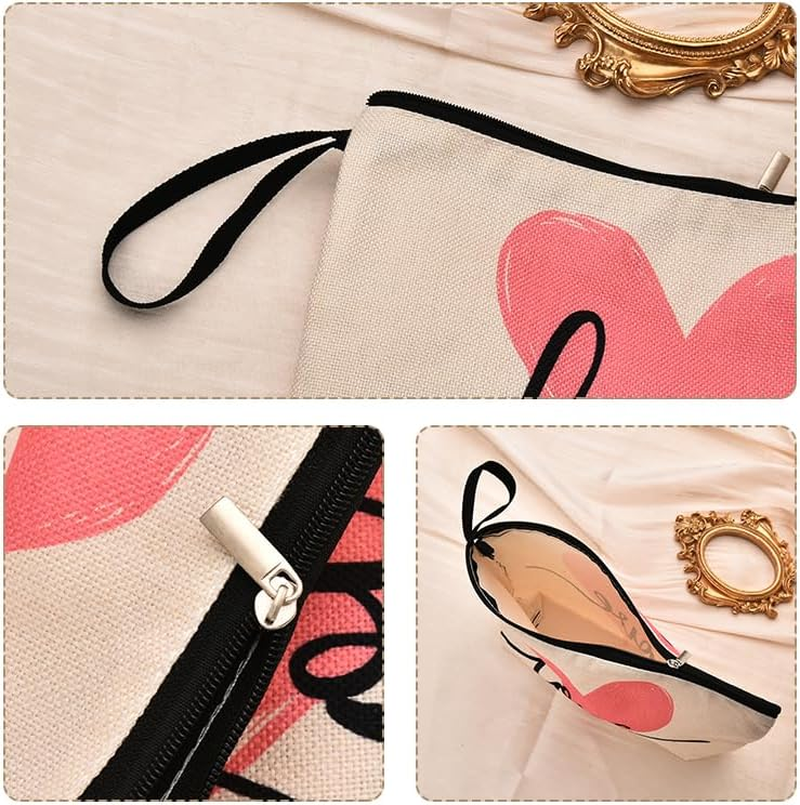 Travel Makeup Bag Cosmetic Bags for Women Girls Valentines Day Gifts for Wife Fiance Anniversary Birthday Gifts for Girlfriend Best Friends Makeup Cosmetic Bag Travel Accessories image number 5